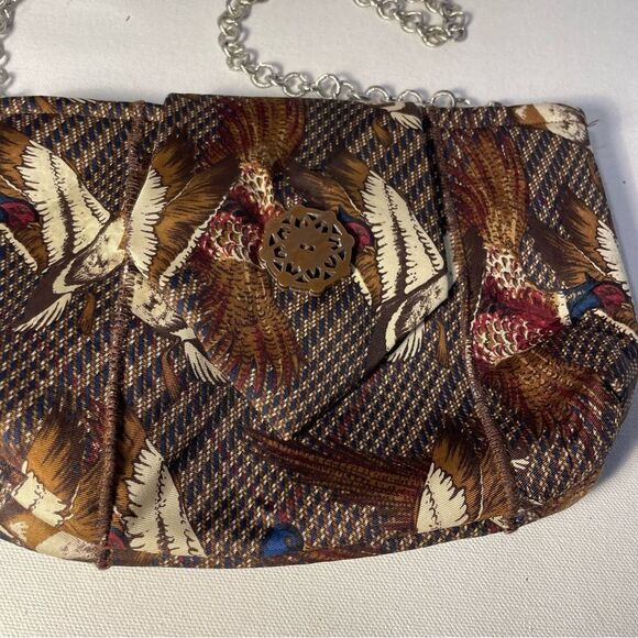 Handmade Silk Tie Clutch Bag - Picture 4 of 4